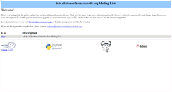 Desktop Screenshot of lists.aikidonortherncolorado.org